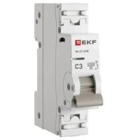 Автомат 1Р 3А C 4,5кА ВА47-63N EKF PROxima 