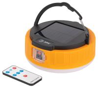 Фонарь кемпинг 37СВД 10Вт 750лм аккумулятор USB IP40 ЭРА солнечная панель+пульт