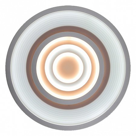 Светильник потолочный (люстра) свд 130Вт 3000К-4000К-6000К 4280лм белый пульт диммер Grazioso Rotondo