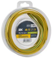 Трубка ТУТнг-LS 12/6мм желто-зеленый 2м инд.упаковка IEK