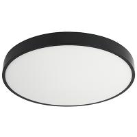 Светильник настенно-потолочный свд 27Вт 5000К 2025лм круг черный 