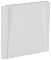 Фортепиано белый выключатель 1кл с подсветкой скрытая 10А IP20 