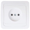Классико белый розетка скрытая 1-мест IP20 