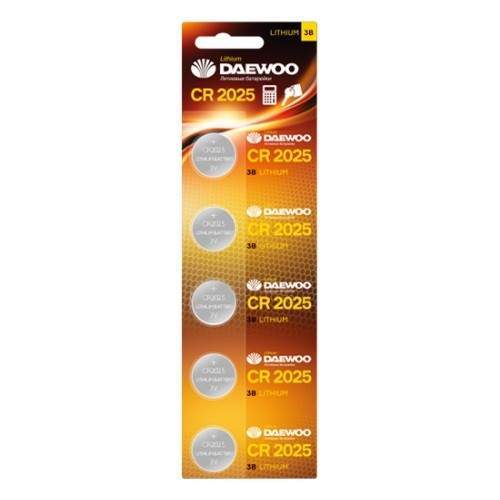 Батарейка дисковая CR2025 штучно Daewoo 