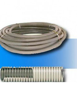Шланг 20мм гофра ПВД 4атм -5..40°С 20м Аквамир черный