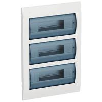 Бокс 36мод встраиваемый белый прозрачная дверь IP41 ЩРВ-П IEK 