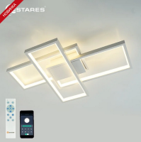 Светильник потолочный (люстра) свд 65Вт 3000-6500К 6500лм белый пульт диммер 