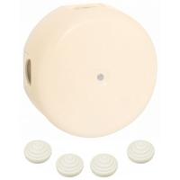 Коробка 78*78*30 круг песочное золото IP20 