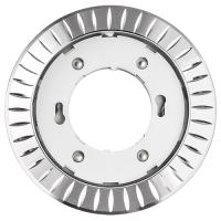 Светильник точечный GX53 круг хром встраиваемый 