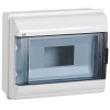 Бокс 9мод навесной белый прозрачная дверь IP55 КМПн IEK 