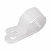 Серьга 20мм пластик белый Rexant 50шт