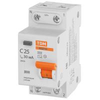 Дифавтомат 2Р 25А C 30мА 4,5кА АВДТ32 2мод TDM