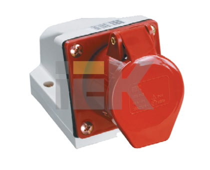 Розетка силовая стационарная 16А 3P+PE IP44 ССИ-114 IEK 
