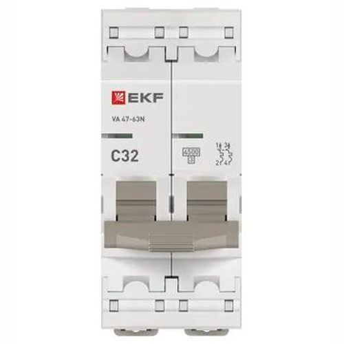 Автомат 2Р 32А C 4,5кА ВА47-63N EKF PROxima