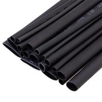 Трубка ТУТ 2/1, 4/2, 6/3, 8/4, 10/5, 12/6мм черный 0,1м 12шт набор