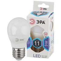 Лампа шар свд Е27 11Вт 4000К 880лм P45 матовый ЭРА 