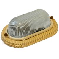 Светильник НПП 60Вт E27 овал клен IP54 НБО 04-60 SVET -45...+125 светл дер