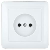 Хит белый розетка скрытая 1-мест IP20 