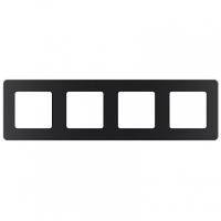 Инспириа антрацит рамка 4-ая универсально 