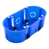 Коробка 140*68*46 овал гипсокартон IP20  