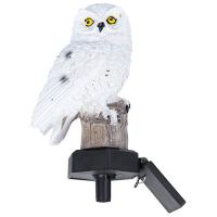 Светильник грунтовый свд на солнечной батарее пластик белый 430мм IP44 Полярная сова