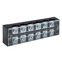 Клеммник TB 45А 6пар 4,5мм2 черный EKF 