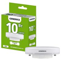 Лампа свд 220В GX53 10Вт 4000К 1000лм таблетка матовая GENERICA (IEK)