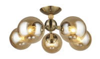 Светильник потолочный (люстра) 5*60Вт Е27 античная бронза