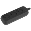 Колодка 3-мест 10А черный пластик IP20 ЭРА