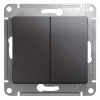 Глосса переключатель скрытая графит 2кл 10А IP20 