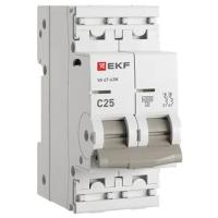 Автомат 2Р 25А C 4,5кА ВА47-63N EKF PROxima