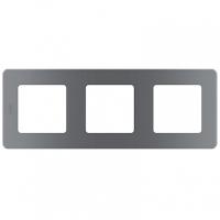 Инспириа дымчатый рамка 3-ая универсально 
