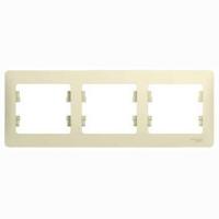 Глосса бежевый рамка 3-ая горизонтально 