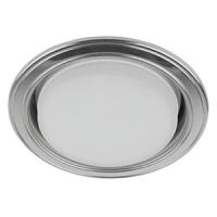 Светильник точечный GX53 круг серебро/хром встраиваемый 