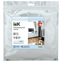 Лента свд 12В 9,6Вт/м 120свд/м 6500К 2835 IP20 IEK 5м
