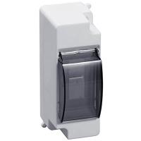 Бокс 2мод навесной белый прозрачная дверь IP20 КМПн PlexUp 