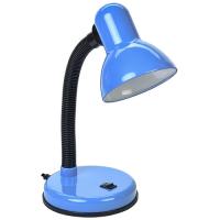 Светильник настольный 40Вт E27 синий подставка 