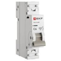 Автоматический выключатель ВА 47-63N 1P 6А (C) 4,5 кА PROXIMA EKF