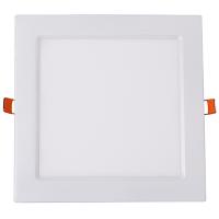 Светильник даунлайт ДЛ-190 квадрат 15Вт 4000К 1000лм белый IP40 PPL-S Jazzway 
