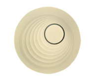 Светильник настенно-потолочный свд 60Вт 4000К 4500лм круг белый TUBES Jazzway