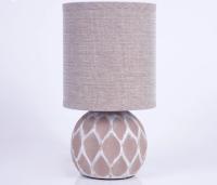 Светильник настольный 1*40Вт Е14 бежевый Estares патина