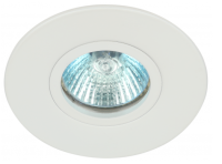 Светильник точечный GU5.3 круг белый/черный встраиваемый 