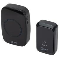 Звонок беспроводной открытая черный IP44 C88 ЭРА 38 мелодий