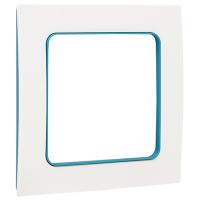 Стокгольм белый/синий рамка 1-ая универсально 