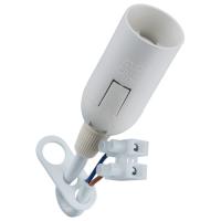 Патрон подвесной E14 пластик белый Navigator с клемм. колодкой