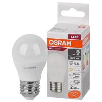 Лампа шар свд Е27 10Вт 3000К 800лм P45 матовый Osram LED Value