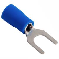 Наконечник вилка 1,5-2,5мм2 5мм изолированный синий ПВХ НВИ Rexant 100шт