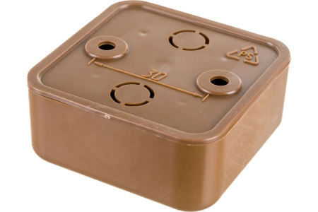 Коробка 50*50*20 квадрат дуб IP40 