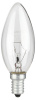 Лампа свеча накал Е14 40Вт 390лм прозрачная ЭРА