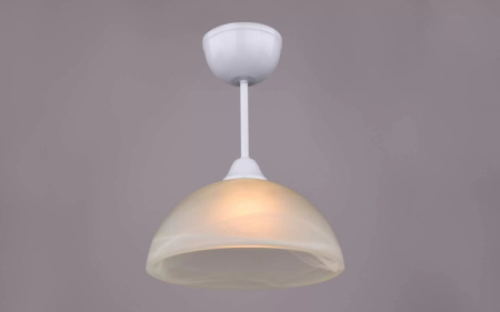 Светильник подвесной (люстра) 1*60Вт E27 белый 